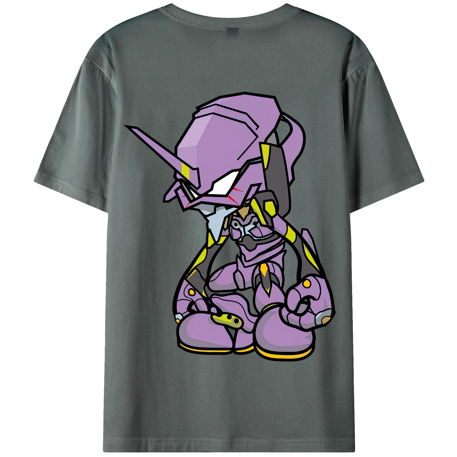 （画像用） EVA 新世紀エヴァンゲリオン 綿100％半袖Tシャツ（背面プリント）